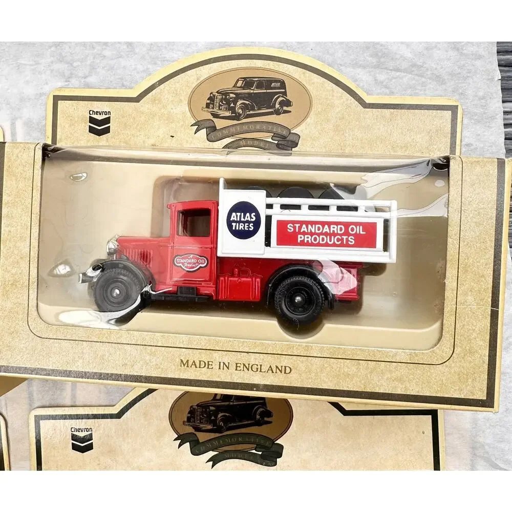 A62 Vintage Commemorative Model Chevron Diecast Truck Lot of 6 England New